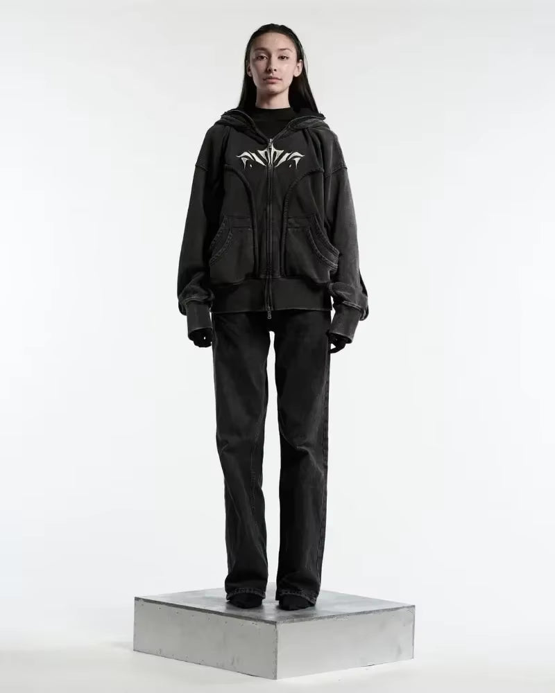 Y2K Vintage Zip up Hoodie