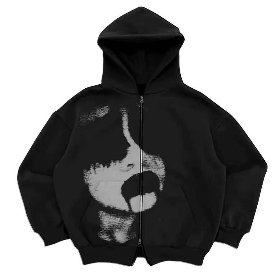 Y2K Zip up Hoodie 