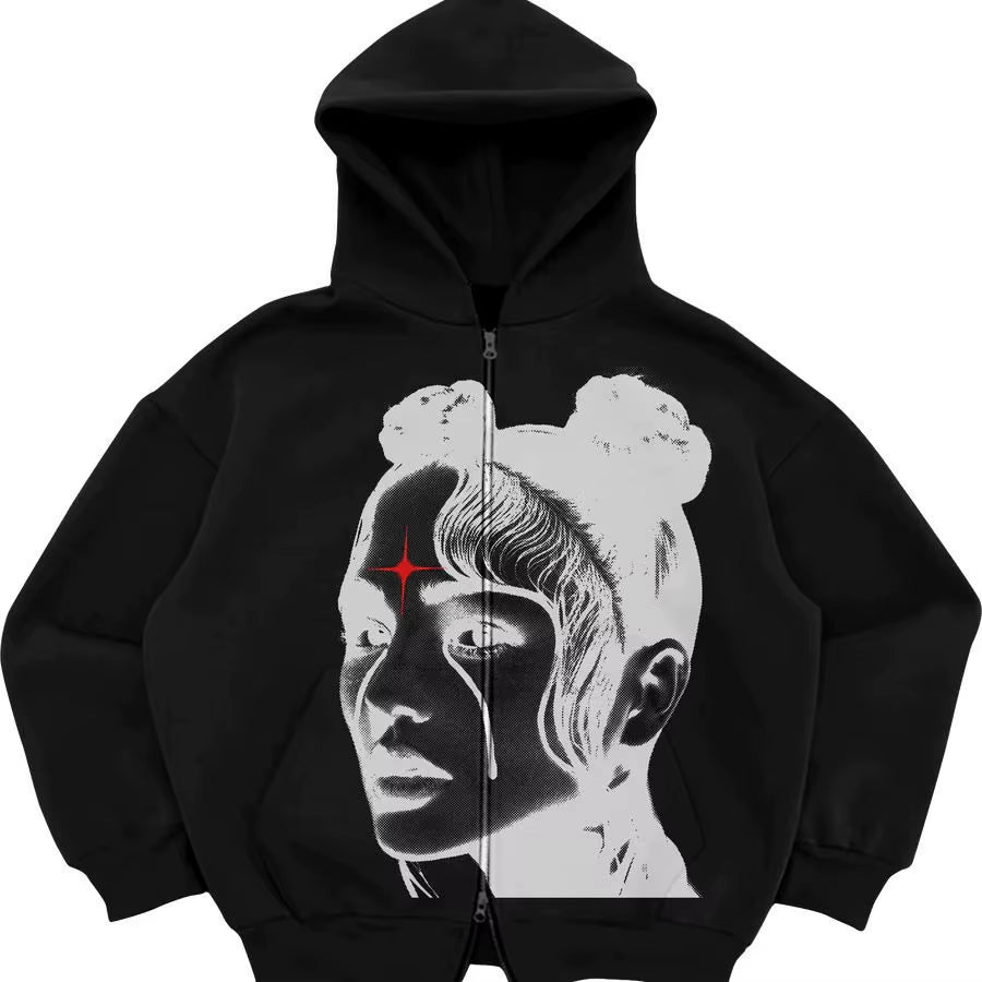 Y2K Zip up Hoodie 
