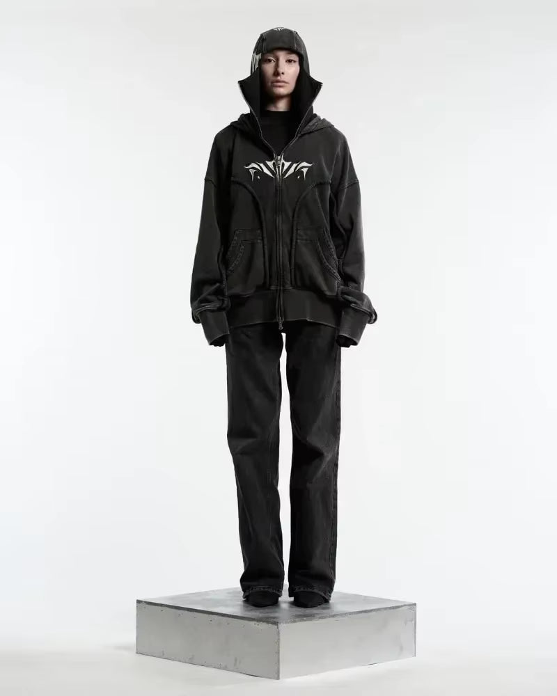 Y2K Vintage Zip up Hoodie