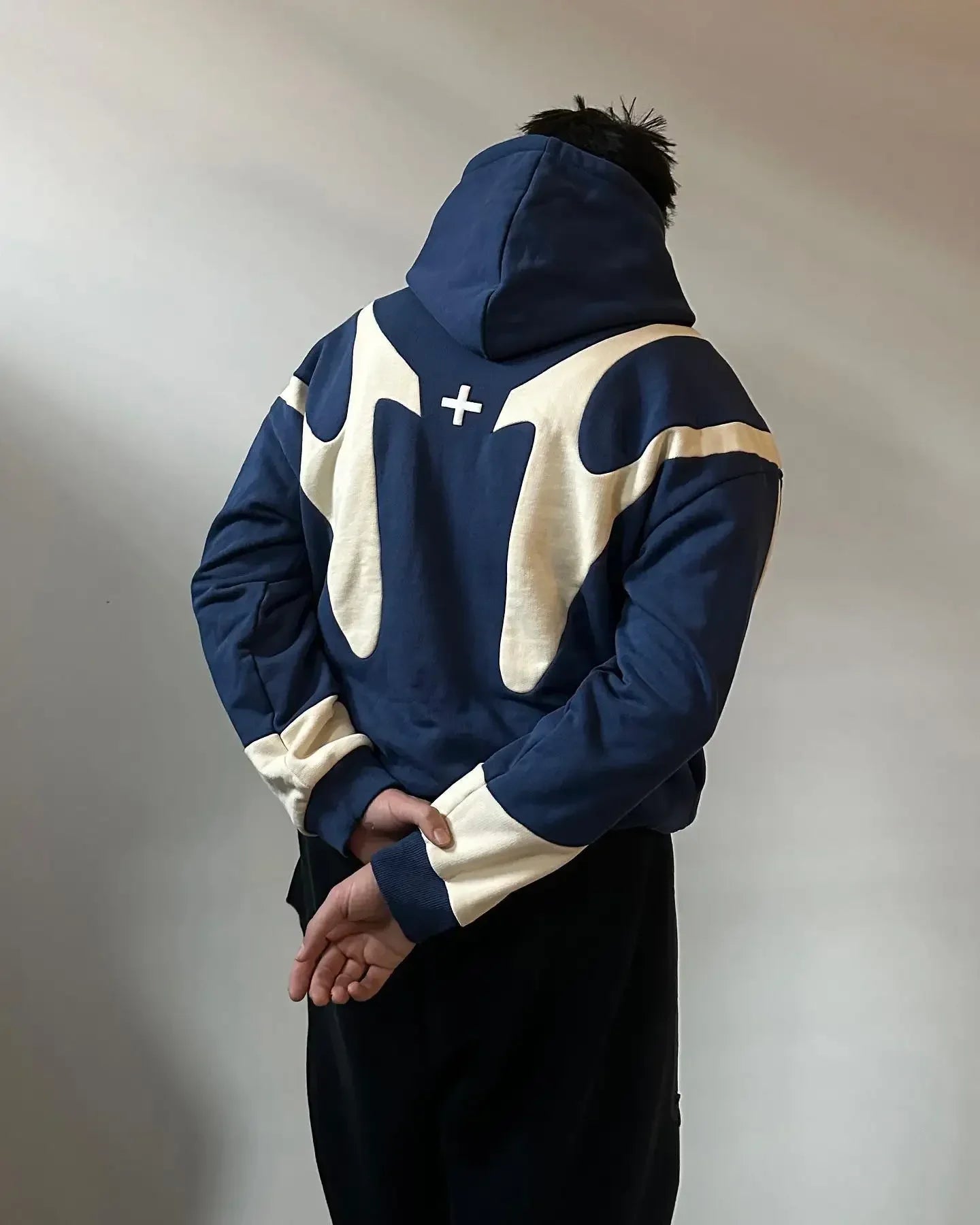 Blue Y2K Zip Hoodie
